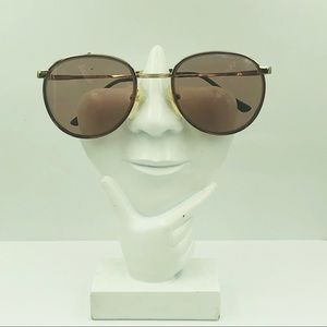 Landolfi L3115 Gold Oval Sunglasses Frames